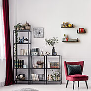 Living room wall display shleve