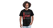 alexman t shirt design & mask | stop wishing start doing - Mens T-Shirt