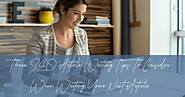 Three SEO Article Writing Tips To Consider When Writing Your Next Article