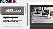 Plain Rugs in Wool, Wool Blend, and Synthetic Piles