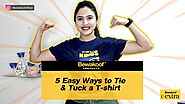 5 Easy Ways to tie a T-shirt | How to Tie & Tuck a T-shirt