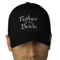 Father of the Bride Embroidered Hat from Zazzle.com