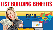 What are the major benefits of building our own email lists? |