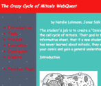 Mitosis Webquest, A Comic Strip of the "Crazy" Biological Cycle