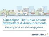 The Constant Contact Toolkit - Newsletters & Announcements