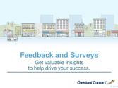 Feedback & Surveys - How to use the Constant Contact Toolkit Part 2