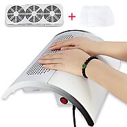 US $16.1 44% OFF|Powerful Nail Dust Suction Collector 3 Fan/1 Fan Vacuum Cleaner Manicure Tools with Dust Collecting ...