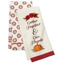 Croft & Barrow® "Gather Together & Give Thanks" Kitchen Towel Set 2 Pack