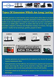Before Choosing any Type of Generator in New Zealand
