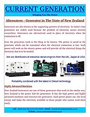 New Zealand Generators Highly Advanced Machines