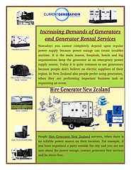 How to Find out Generator Rental Services?