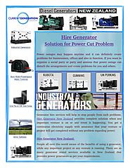 Ready to Use Hire Generators in New Zealand
