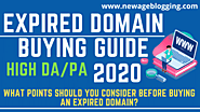 How To Buy Expired Domain - Proper Way To Buy An Expired Domain 2020