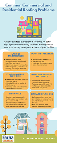Common Commercial and Residential Roofing Problems