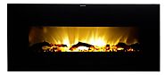 Warm House VWWF-10306 Valencia Widescreen Wall-Mounted Electric Fireplace with Remote Control