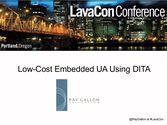 Low-Cost Embedded UA Using DITA