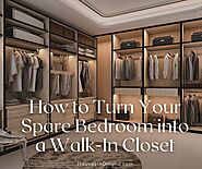 How to Turn Your Spare Bedroom into a Walk-In Closet