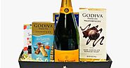 Veuve Clicquot Champagne Happy Holiday Gift Basket