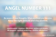 Angel Number 111 and its spiritual meaning