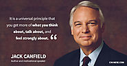 Jack Canfield on Law of Attraction and Money (Inspirational words)