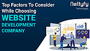 Top Factors To Consider While Choosing website Development Company