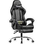 GTPLAYER Gaming Chair with Footrest