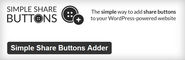 WordPress › Simple Share Buttons Adder " WordPress Plugins