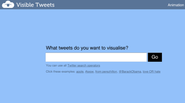 Visible Tweets - A Twitter visualisation for displaying at events
