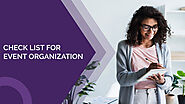 Checklist For Event Organization - Zongo