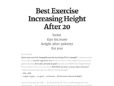 Best Exercise To Increase Height After Puberty