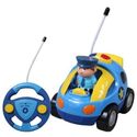 Cartoon R/C Police Car Radio Control Toy for Toddlers