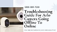 Arlo Camera Going Offline Instant Resolve 1-8009837116 Arlo Setup Guide