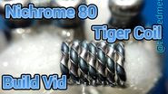 Nichrome 80 Tiger Coil Build on Igo-w