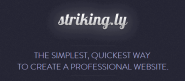 2012/12/10 以 Striking.ly 快速建立一個專業的線上網站