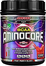ALLMAX Nutrition Aminocore Fruit Punch Blast -- 400 g