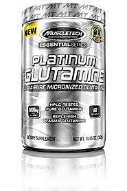 MuscleTech Platinum 100% Glutamine Supplement, 302 Gram