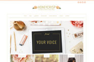 Honeycrisp- A Pretty WordPress Theme