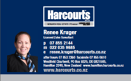 Renee Kruger - Harcourts - Hamiltons North/East "Best Agents" representative