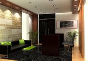 Office reception interior design - reception area