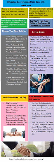 Stressfree Conveyancing Made Easy with These Tips