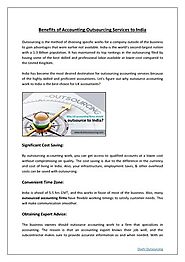 Benefits of Accounting Outsourcing Services India