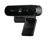 Logitech BRIO Webcam with 4K Ultra HD video & RightLight 3 with HDR