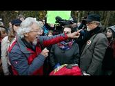 David Suzuki gives fiery speech on Burnaby Mountain to Kinder Morgan protesters