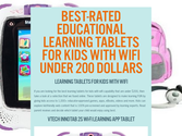 Best-Rated Educational Learning Tablets For Kids With WiFI Under 200 Dollars