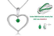 SHOP BIG: THREE Precious Emerald Blingsunder $500