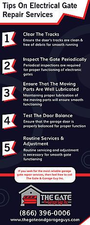 Tips On Electrical Gate Repair Services [Infographic]
