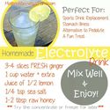Homemade Electrolyte Drink Recipe