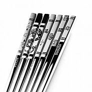 Stainless Steel Dragon Shaped Chopsticks