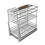 Pull out Cabinet Organizer | Pull out Wire Basket Organizer - Venace