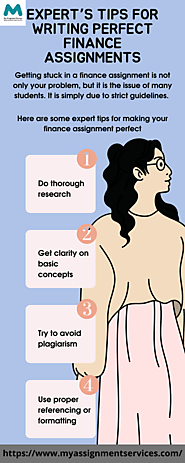 Tips for writing finance assignments